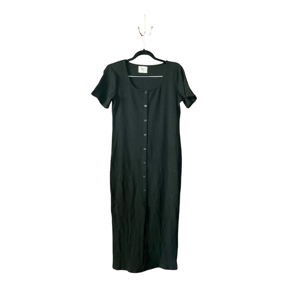 Things Between Dress Women Medium Black NWT